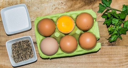 Carton of large eggs